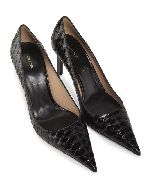Tom Ford Black Pointed-Toe High Heels