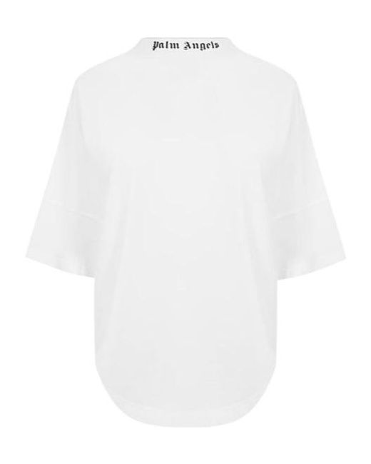 Palm Angels White Back Logo T-Shirt