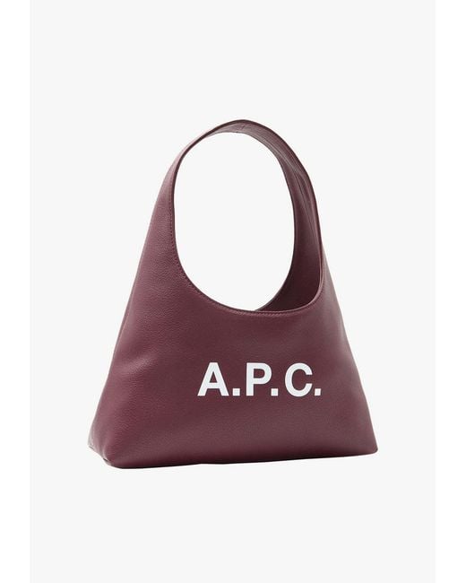 A.P.C. Purple Baby Ninon Shoulder Bag