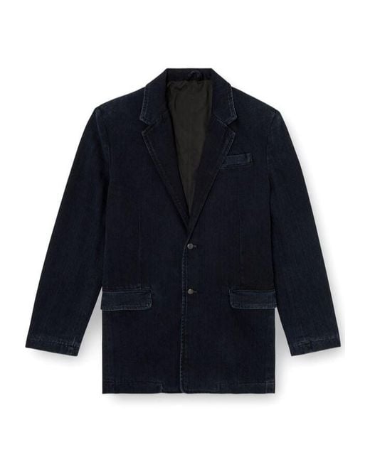 DIESEL Blue D-Reger Denim Blazer for men