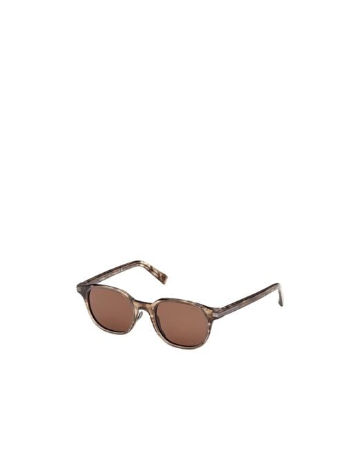 Zegna Multicolor Geometric Frame Sunglasses for men