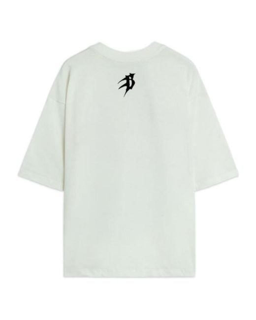 Barrow White Printed T-Shirt for men