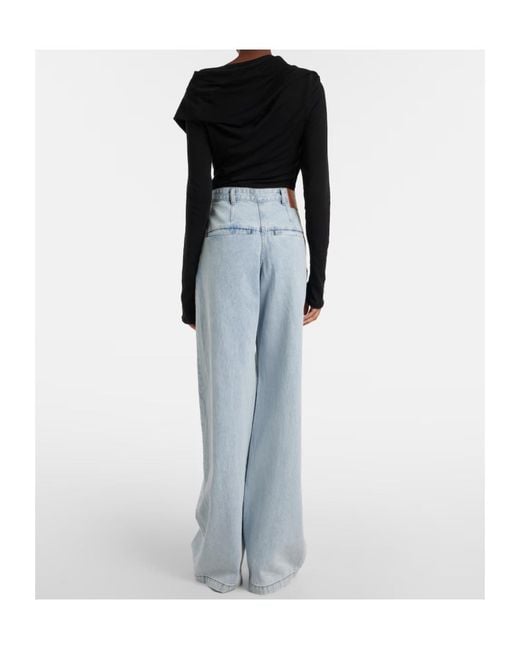Entire studios Blue Wide-Leg Jeans
