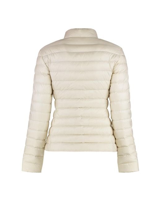 Moncler Natural Igelle Zip-Up Padded Jacket