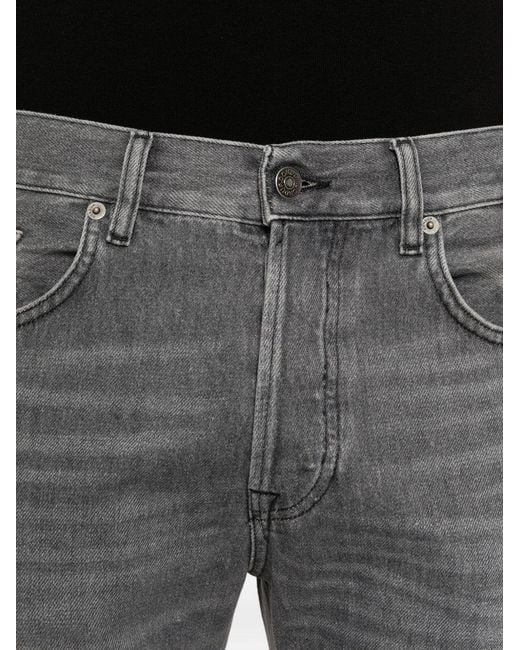 Dondup Gray Button Jeans for men