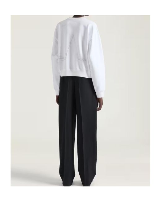 Givenchy White Logo Sweatshirt