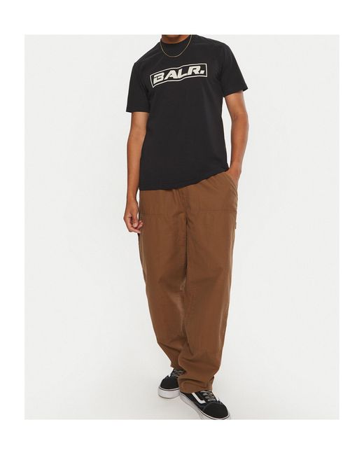 BALR Black Short-Sleeved T-Shirt for men