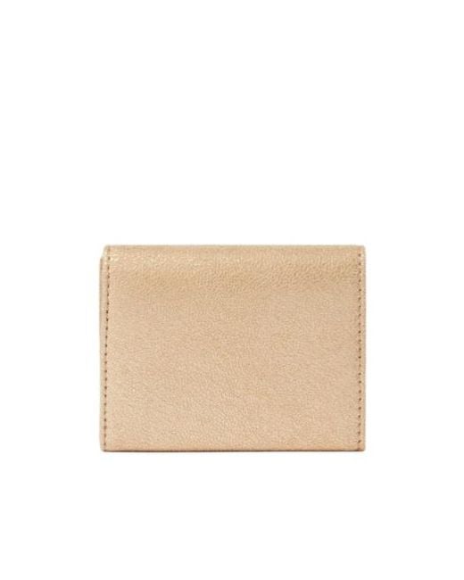 Stella McCartney Natural Tri Fold Falabella Wallet