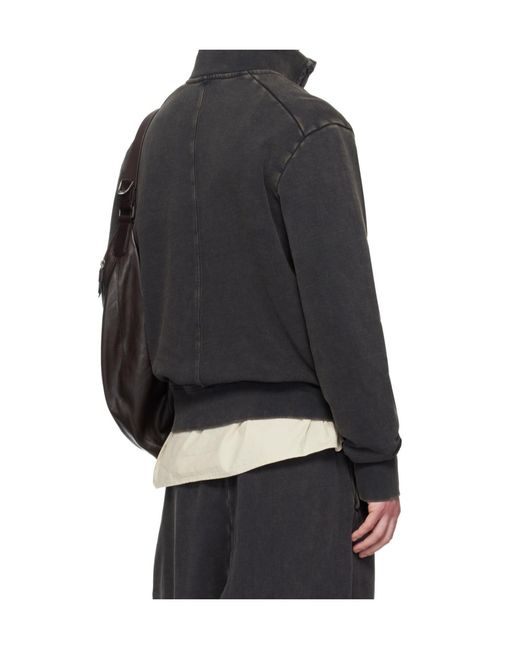 Entire studios Gray Buttoned Sweater for men