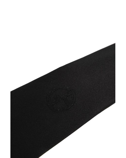 Giorgio Armani Black Textured Silk Tie for men