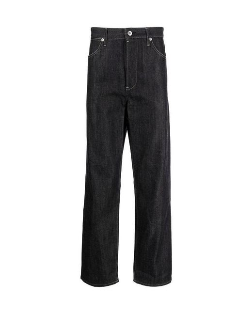 Jil Sander Black Wide-Leg Jeans for men