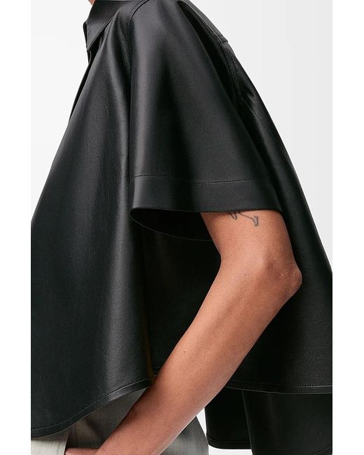 Loewe Black Short Sleeve Trapeze Shirt