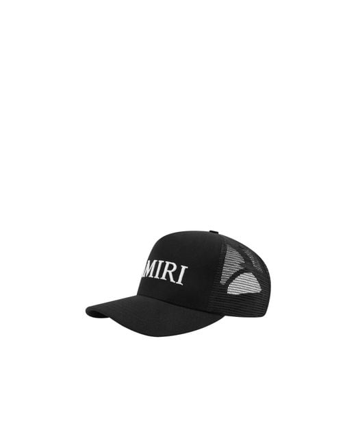 Amiri Black Logo-Embroidered Curved Peak Baseball Cap for men
