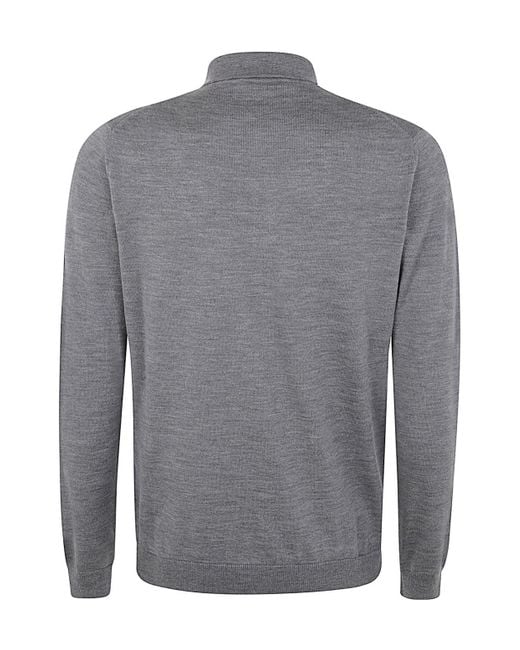 Nuur Gray Long-Sleeved Sweater for men