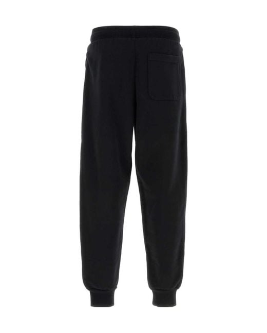 AMI Black Ami Ami De Coeur Drawstring Track Pants for men