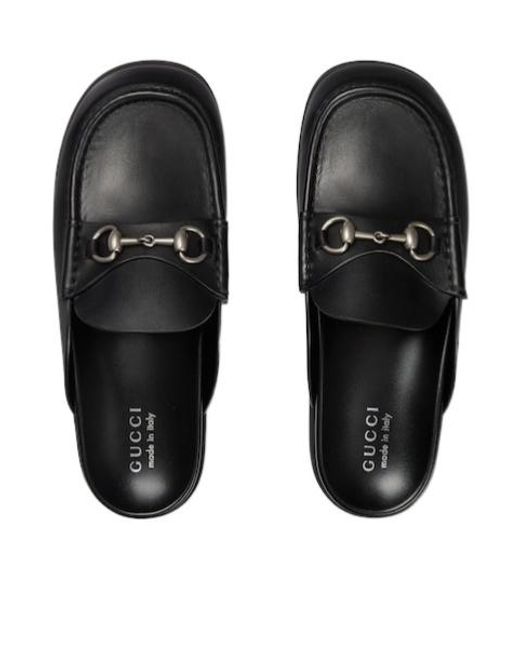 Gucci Black Slip-On Mules for men