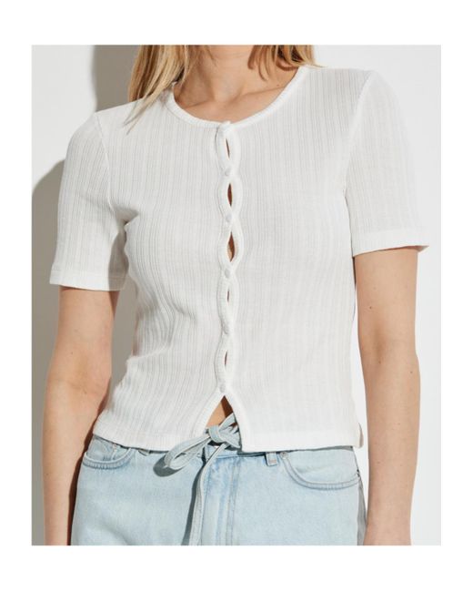 Samsøe & Samsøe White Short-Sleeved Tops