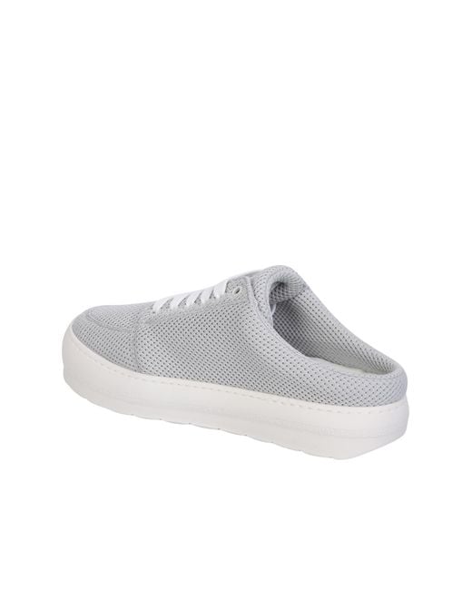 Sunnei Gray Dreamy Sabot Slip-On Sneakers