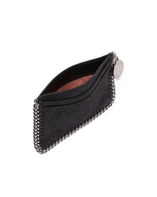 Stella McCartney Black Falabella Zipped Cardholder for men