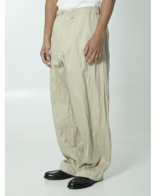 Willy Chavarria Green Toluca Wide-Leg Pants for men