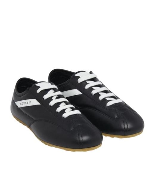McQueen Black Boxe Low-Top Sneakers for men
