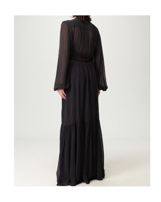 Isabel Marant Black Isabel Marant Étoile Briane V-Neck Long Dress