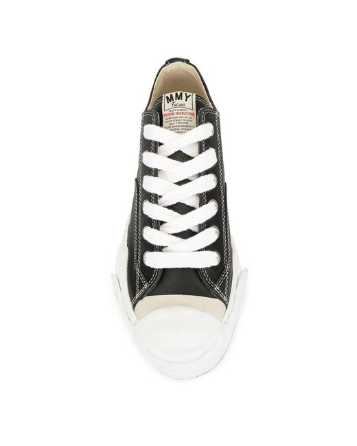 Maison Mihara Yasuhiro Black Original Sole Lace-Up Sneakers for men
