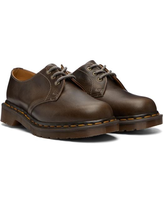 Dr. Martens Brown 1461 Derby Shoes for men