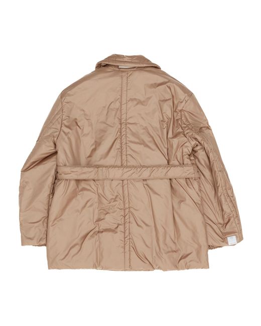 Max Mara Brown The Cube Calla Padded Trench Coat