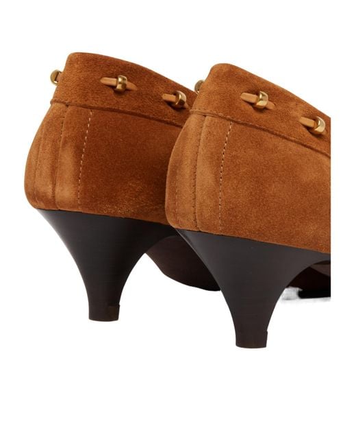 Khaite Brown Milly Pumps
