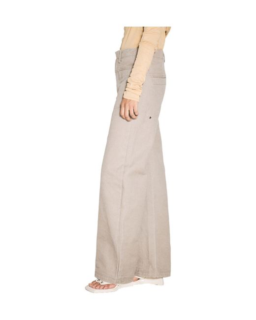 Entire studios Natural Heavy Wide-Leg Pants