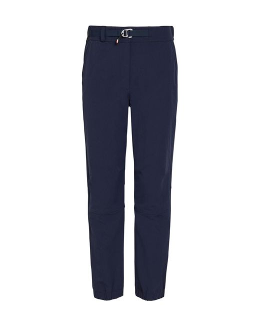 Moncler Blue Elastic Waist Pants