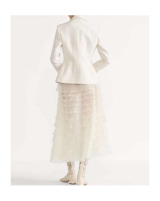 Dior White Fitted Jacket