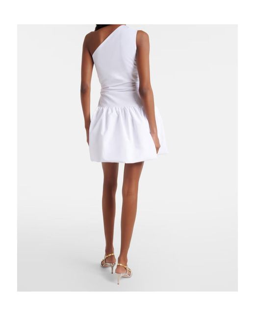 Patou White One Shoulder Dress