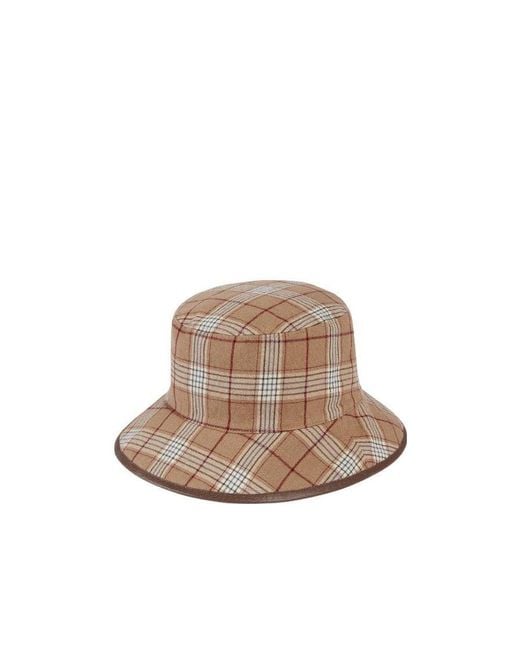 Gucci Brown Reversible Gg Canvas Bucket Hat