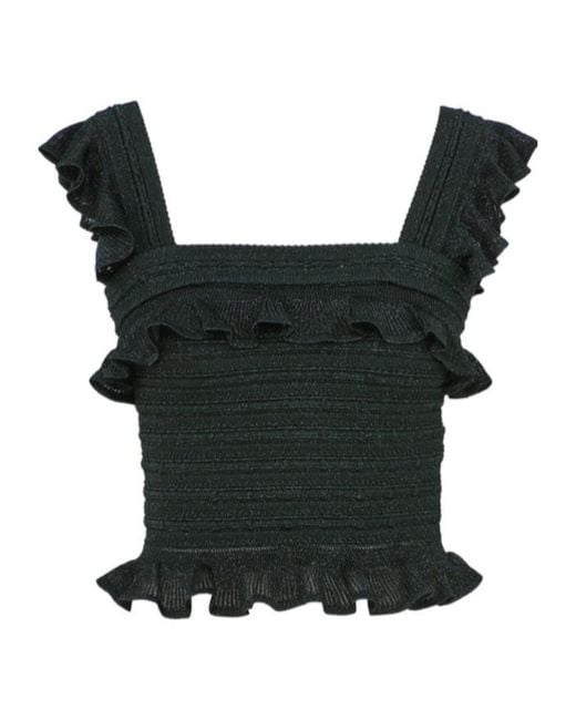 Zimmermann Black Valiant Frill Cami
