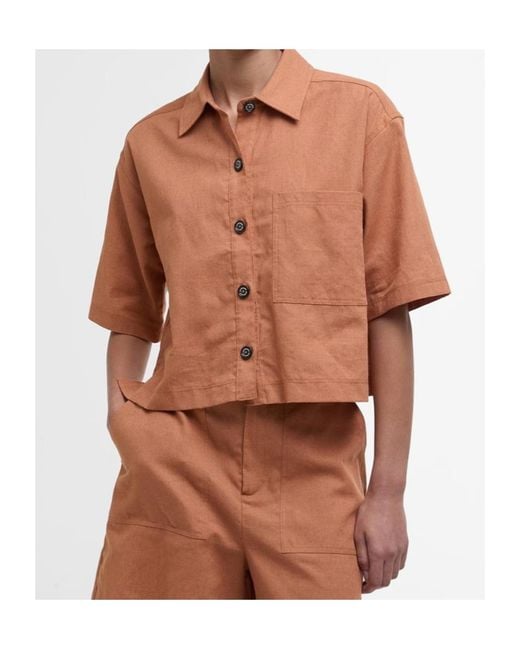 Barbour Brown Cary Shirt