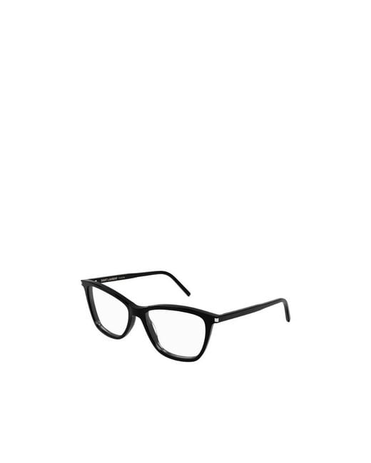 Saint Laurent White Eyewear Wellington Frame Glasses