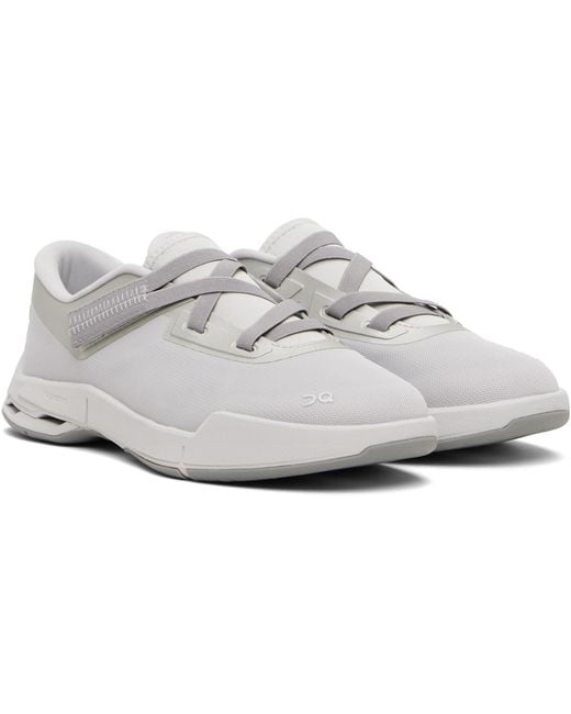 On Shoes White Cloudnova Moon Sneakers for men