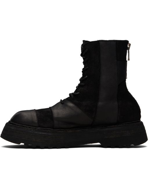 Guidi Black Soft Horse Leather Limited Edition Ankle Boots for men