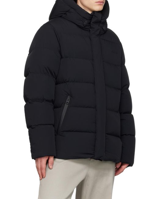Mackage Blue Graydon City Hooded Down Jacket for men