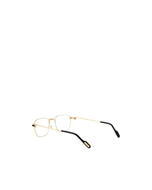 Cartier Natural Square Frame Glasses for men