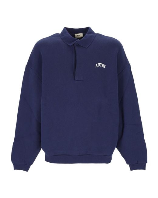 Autry Blue Long-Sleeve Sweatshirt for men