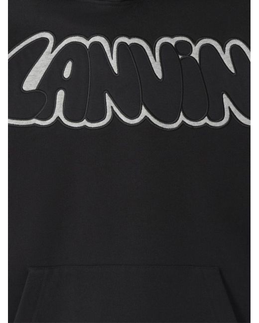 Lanvin Black Urban Curb Hoodie for men