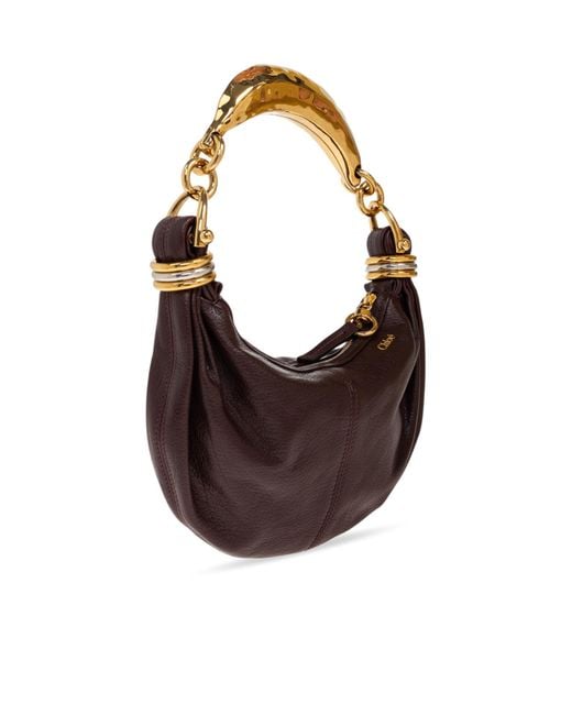 Chloé Brown Chloé Bracelet Mini Handbag