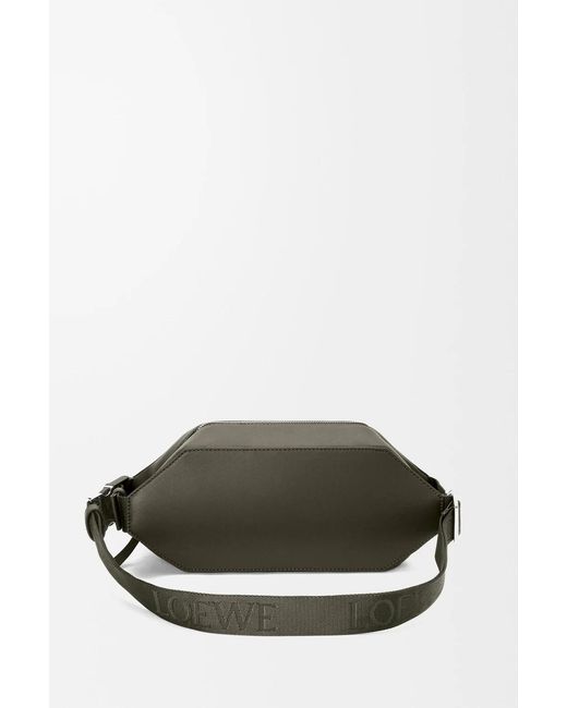 Loewe Gray Zippered Crossbody Bag for men