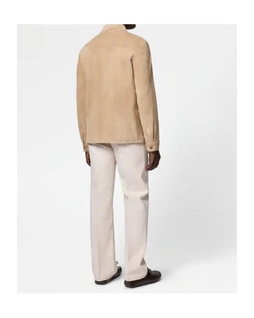 Tod's Natural Pashmy Shirt Jacket for men