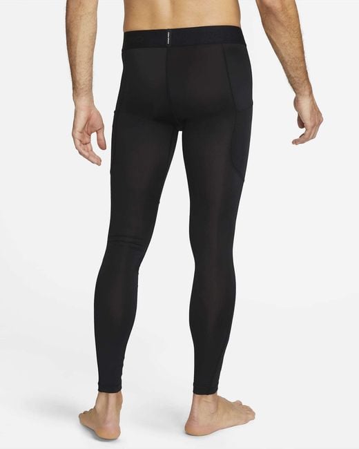 Nike Black Pro Dri-Fit Fitness Tights for men
