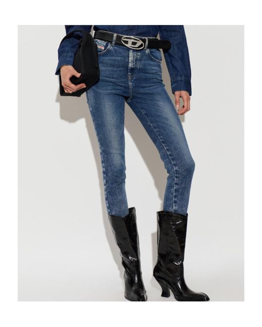DIESEL Blue 1984 Slandy High Skinny Jeans