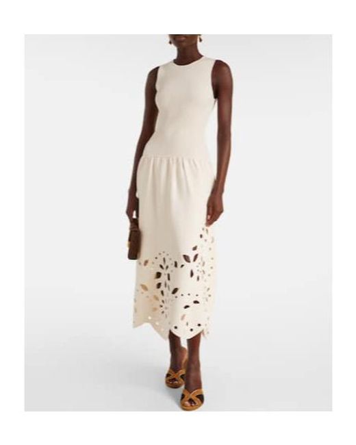 Ulla Johnson White Embroidered Long Dress